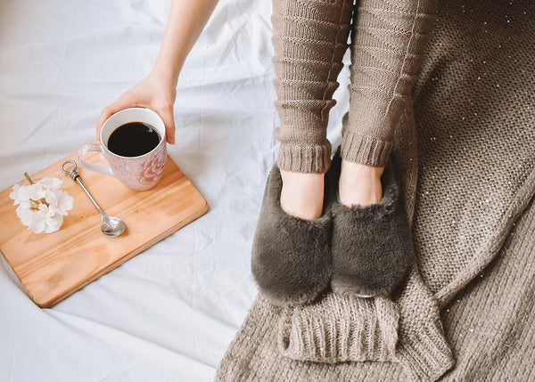 slipper grey with coffe