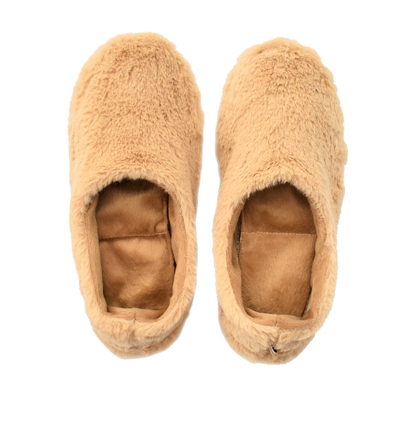 Slipper cozy camel color