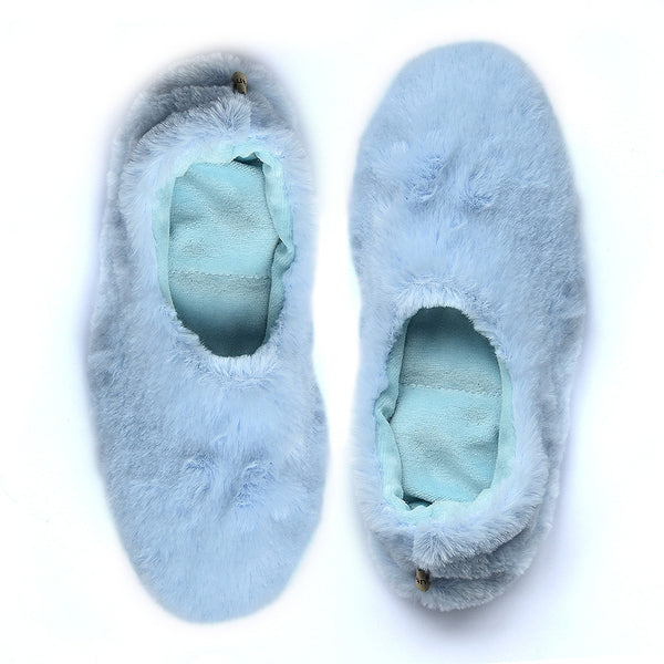 slipper lavender light blue