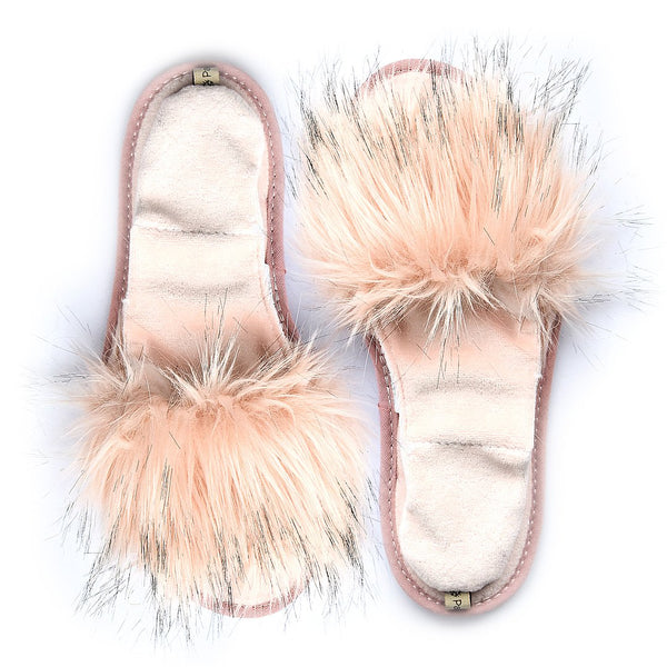 slipper sandals salmon pink 