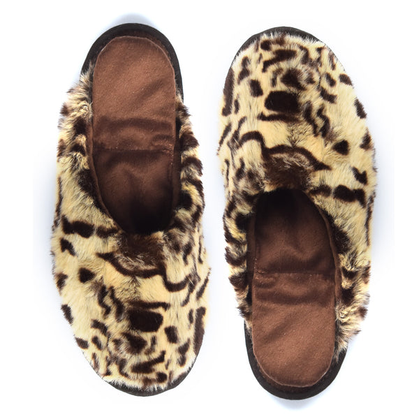 slipper slide on  animal print