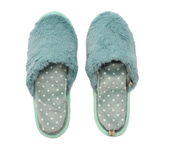 slipper slide on green