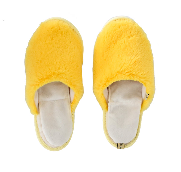 slipper slide on yellow 