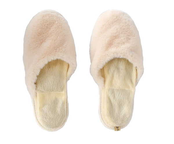 slipper slide on color Ivory